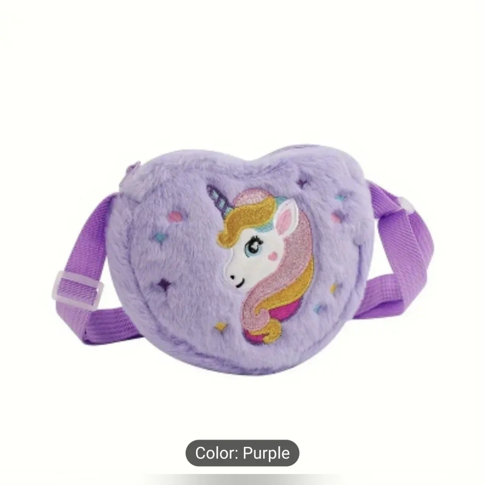 1pc Girl's Cartoon Coin Purse, Cute Girl Cross Body Bag, T9MIS
